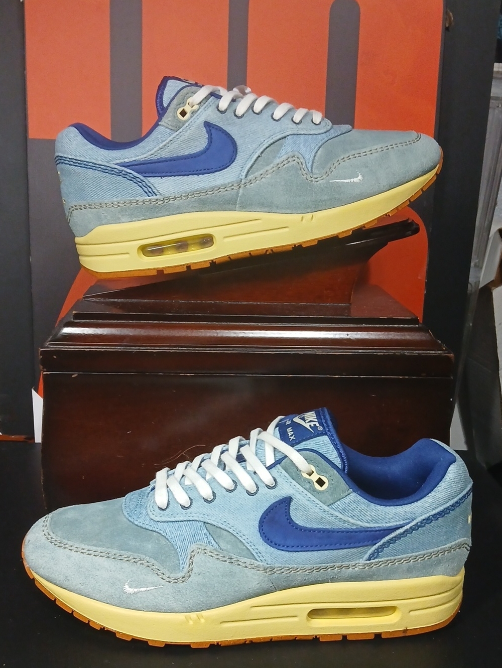 Nike Air Max 1 "DIRTY DENIM" 2022 Mens Size-11, 100%AUTHENTIC